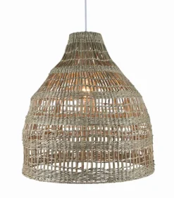 Suspensions|Cocktail Scandinave Suspension naturelle rotin CLOCHE