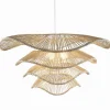 Suspensions|Cocktail Scandinave Suspension naturelle rotin MULTI-NIVEAUX Ø 80 cm