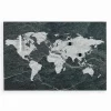 Enfants|Cocktail Scandinave Tableau mémo magnétique map WORLDWIDE