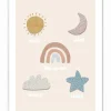 Enfants|Cocktail Scandinave Tableau toile CIEL