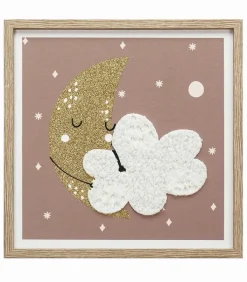 Enfants|Cocktail Scandinave Tableau toile LUNE NUAGE