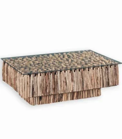 Tables Basses|Cocktail Scandinave Table basse bois flotté WOODREAM