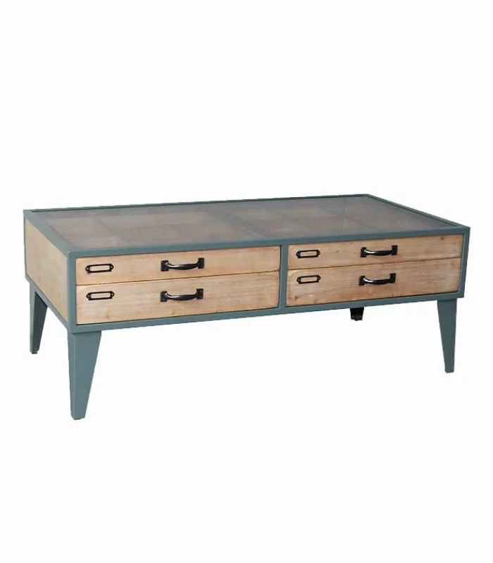 Tables Basses|Cocktail Scandinave Table basse MINDY 4 tiroirs