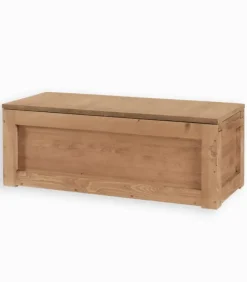 Tables Basses|Cocktail Scandinave Table basse pin massif ciré coffre MOVING