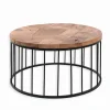 Découvrez Nos Meubles En Teck|Tables Basses|Cocktail Scandinave Table basse ronde teck KANTA