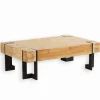 Tables Basses|Cocktail Scandinave Table basse sapin massif L 120 cm FABRIK