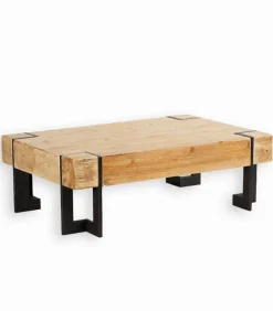 Tables Basses|Cocktail Scandinave Table basse sapin massif L 120 cm FABRIK