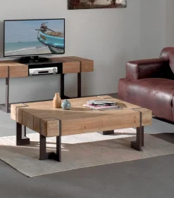 Tables Basses|Cocktail Scandinave Table basse sapin massif L 120 cm FABRIK