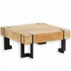 Tables Basses|Cocktail Scandinave Table basse sapin massif L 90 cm FABRIK