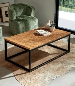 Découvrez Nos Meubles En Teck|Tables Basses|Cocktail Scandinave Table basse teck BADDOW