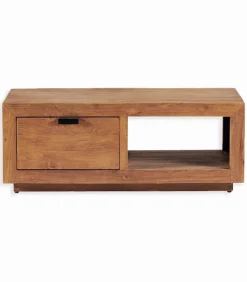 Découvrez Nos Meubles En Teck|Tables Basses|Cocktail Scandinave Table basse teck massif OLAND