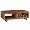 Découvrez Nos Meubles En Teck|Tables Basses|Cocktail Scandinave Table basse teck massif RAIVA