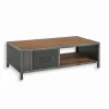 Découvrez Nos Meubles En Teck|Tables Basses|Cocktail Scandinave Table basse teck recycle HEPBURN