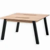 Tables|Cocktail Scandinave Table carrée frêne massif OREGON