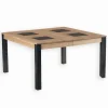 Tables|Cocktail Scandinave Table carrée frêne massif PIER