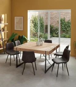 Tables|Cocktail Scandinave Table carrée sapin massif FABRIK
