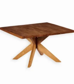 Découvrez Nos Meubles En Teck|Tables|Cocktail Scandinave Table carrée teck massif RANGI