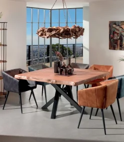 Découvrez Nos Meubles En Teck|Tables|Cocktail Scandinave Table carrée teck massif WILLOW