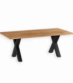 Tables|Cocktail Scandinave Table chêne massif et pieds métal HALDEN