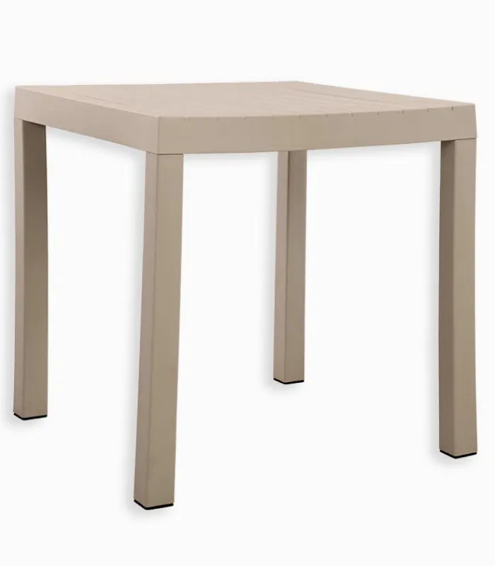 Tables De Jardin|Cocktail Scandinave Table de jardin carrée TESLIN