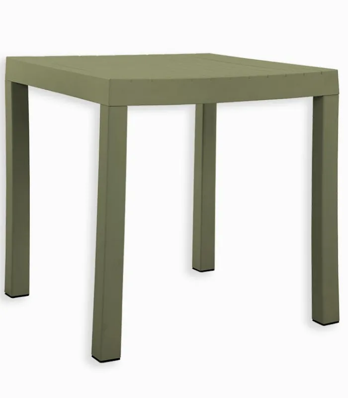 Tables De Jardin|Cocktail Scandinave Table de jardin carrée TESLIN