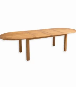 Découvrez Nos Meubles En Teck|Tables De Jardin|Cocktail Scandinave Table de jardin ovale avec allonge VARU