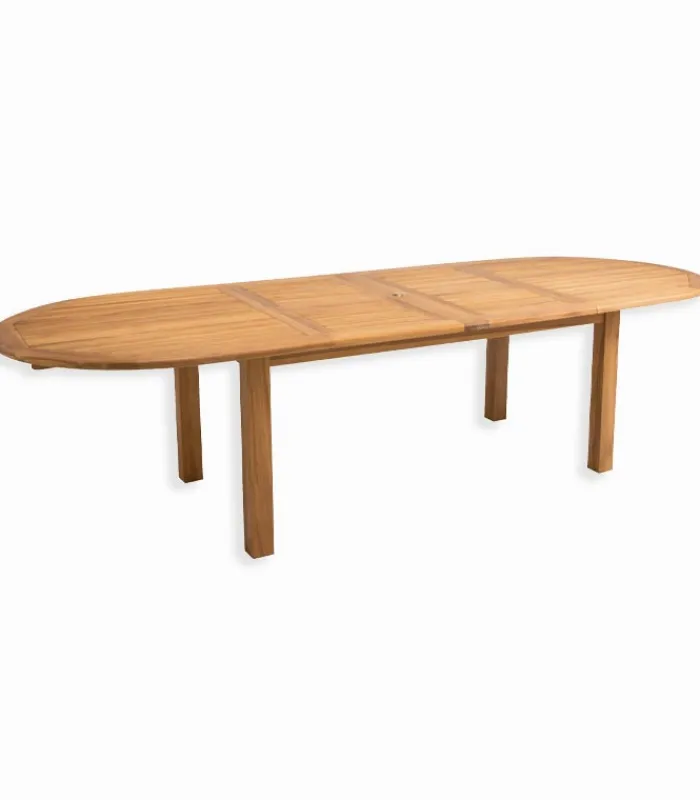 Découvrez Nos Meubles En Teck|Tables De Jardin|Cocktail Scandinave Table de jardin ovale avec allonge VARU