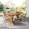 Tables De Jardin|Cocktail Scandinave Table de jardin rectangulaire teck JAYA