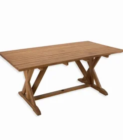 Tables De Jardin|Cocktail Scandinave Table de jardin rectangulaire teck JAYA