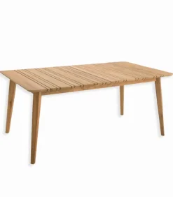 Découvrez Nos Meubles En Teck|Tables De Jardin|Cocktail Scandinave Table de jardin rectangulaire en teck FEROE