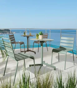 Tables De Jardin|Cocktail Scandinave Table de jardin ronde pliante KELLER