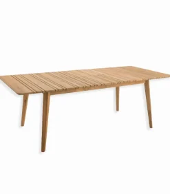 Découvrez Nos Meubles En Teck|Tables De Jardin|Cocktail Scandinave Table de jardin teck FEROE avec allonge