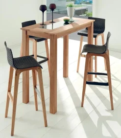 Tables|Cocktail Scandinave Table haute chêne huilé LOUNGE