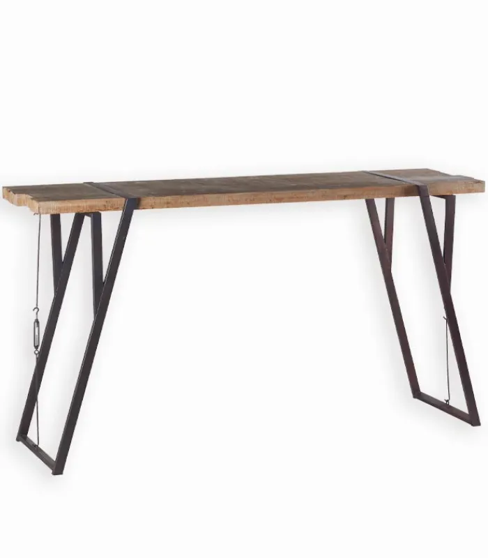 Tables|Cocktail Scandinave Table haute sapin massif et métal WESTMOUNT