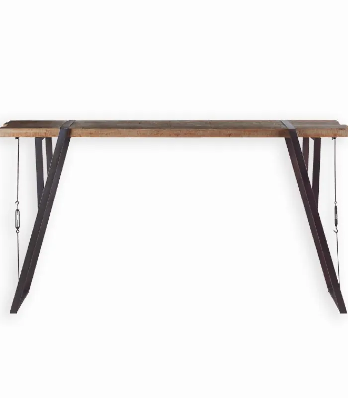 Tables|Cocktail Scandinave Table haute sapin massif et métal WESTMOUNT
