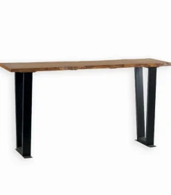 Découvrez Nos Meubles En Teck|Tables|Cocktail Scandinave Table haute teck recyclé TREE