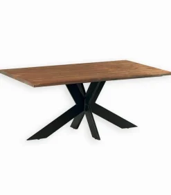 Tables|Cocktail Scandinave Table pin massif pieds métal HJALMER