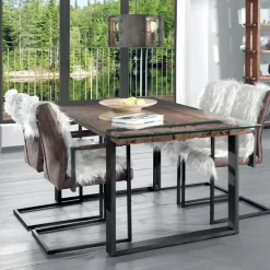 Découvrez Nos Meubles En Teck|Tables|Cocktail Scandinave Table rectangulaire teck recyclé VANCOUVER