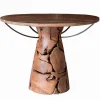 Découvrez Nos Meubles En Teck|Tables|Cocktail Scandinave Table ronde teck KAMAU