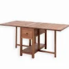 Découvrez Nos Meubles En Teck|Tables|Cocktail Scandinave Table teck recyclé à abattants TRINIDAD