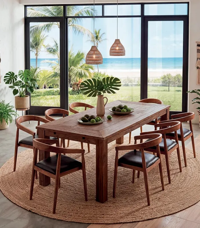 Découvrez Nos Meubles En Teck|Tables|Cocktail Scandinave Table teck recyclé TRINIDAD