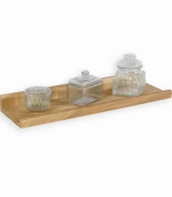 Etagères & Colonnes|Cocktail Scandinave Tablette murale L 60 cm en chêne