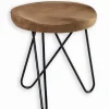 Poufs, Tabourets & Bancs|Poufs, Tabourets & Bancs|Cocktail Scandinave Tabouret assise teck