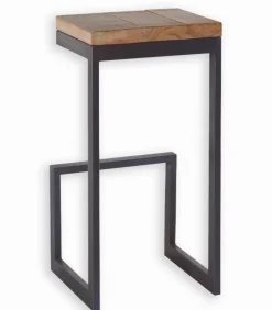 Chaises De Bar|Chaises De Bar|Cocktail Scandinave Tabouret haut métal et bois WESTMOUNT