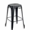 Chaises De Bar|Chaises De Bar|Cocktail Scandinave Tabouret haut métal MACKAY