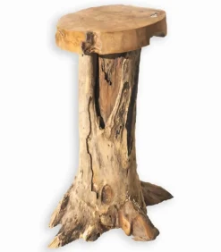 Découvrez Nos Meubles En Teck|Poufs, Tabourets & Bancs|Cocktail Scandinave Tabouret haut TECK RACINE