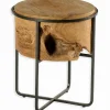 Découvrez Nos Meubles En Teck|Poufs, Tabourets & Bancs|Cocktail Scandinave Tabouret teck & métal RUNA