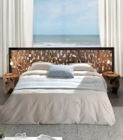 Découvrez Nos Meubles En Teck|Têtes De Lit|Cocktail Scandinave Tête de lit teck recyclé SMOOTH