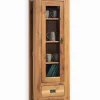 Vitrines & Enfilades|Cocktail Scandinave Vitrine chêne huilé 1 porte NORWAY