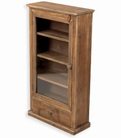 Vitrines & Enfilades|Cocktail Scandinave Vitrine murale sapin ANTIGO